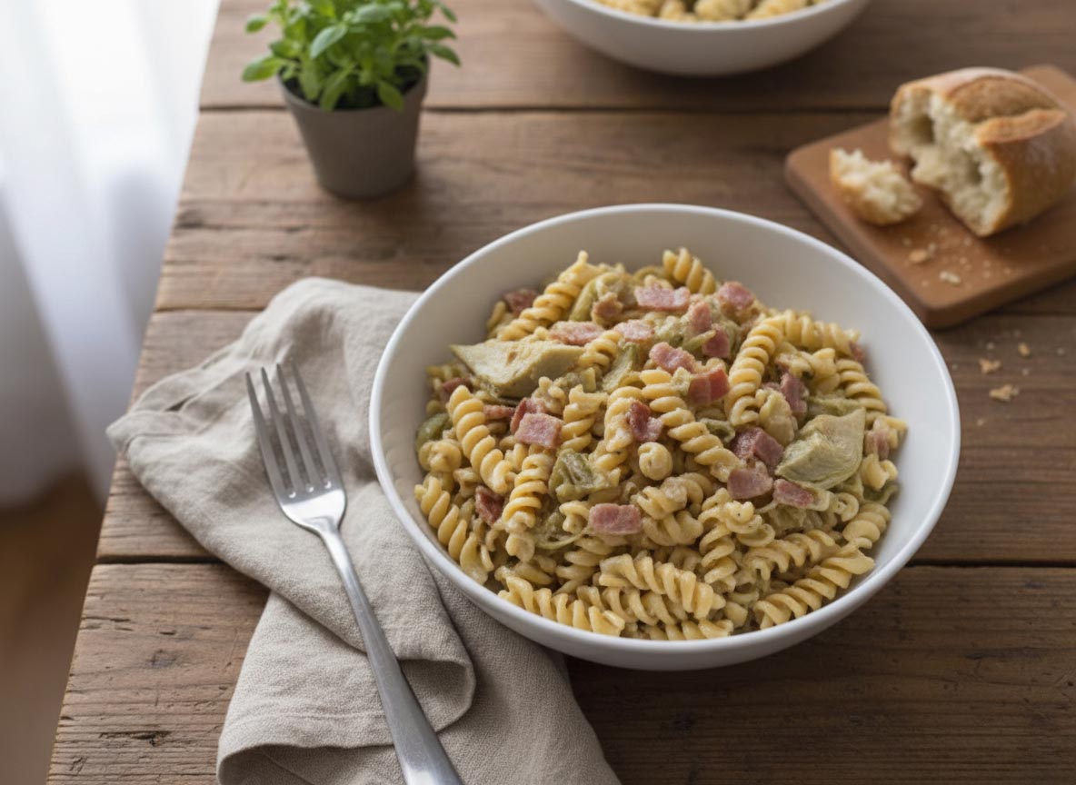 Pasta con i carciofi